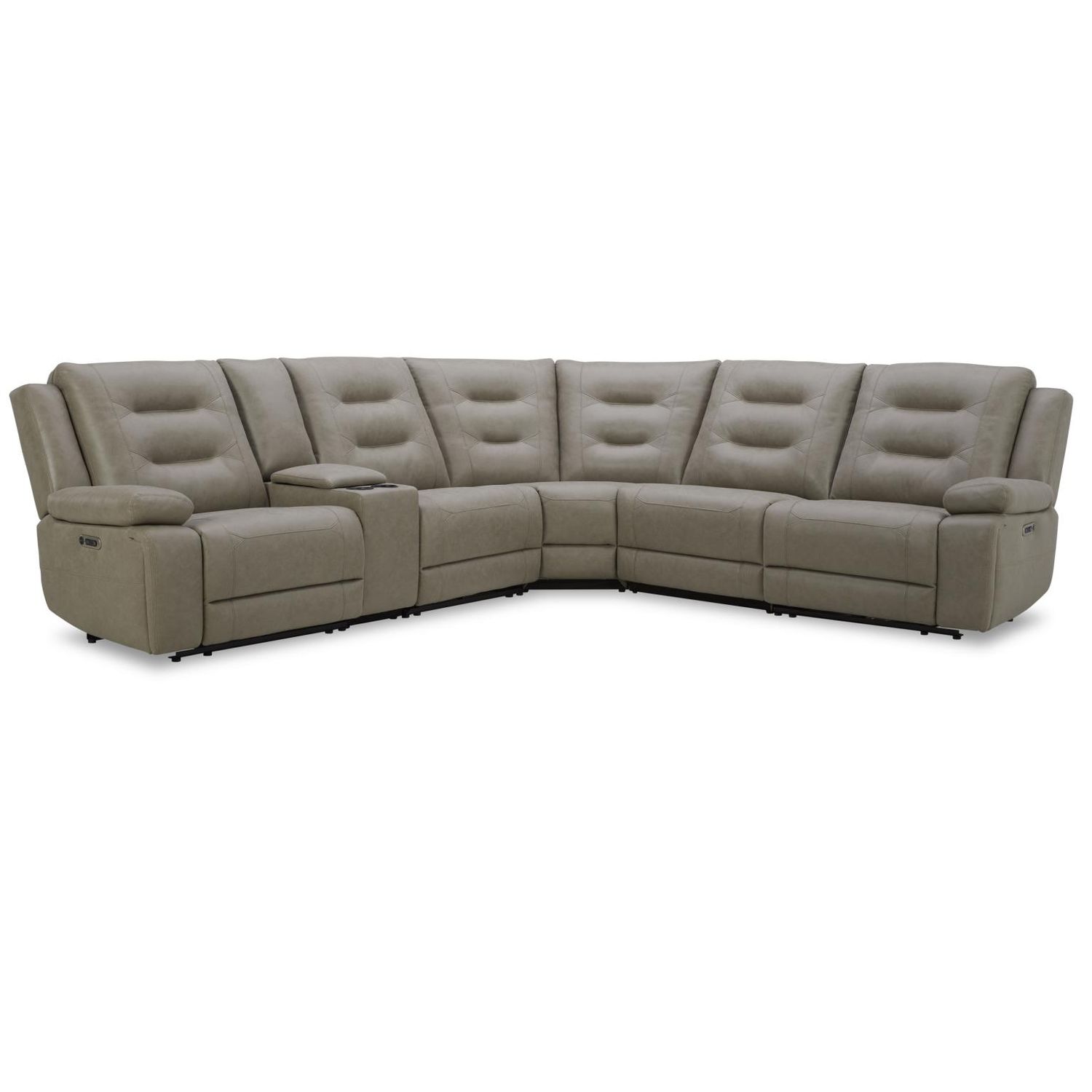 CALDWELL 6PC MODULAR SECTIONAL- TAHOE FOG