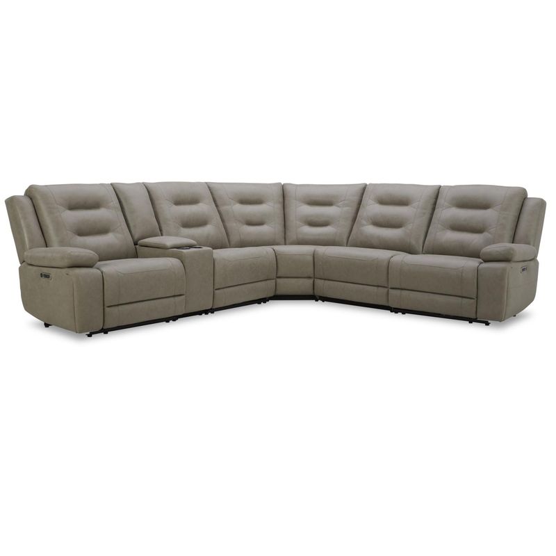 CALDWELL 6PC MODULAR SECTIONAL- TAHOE FOG