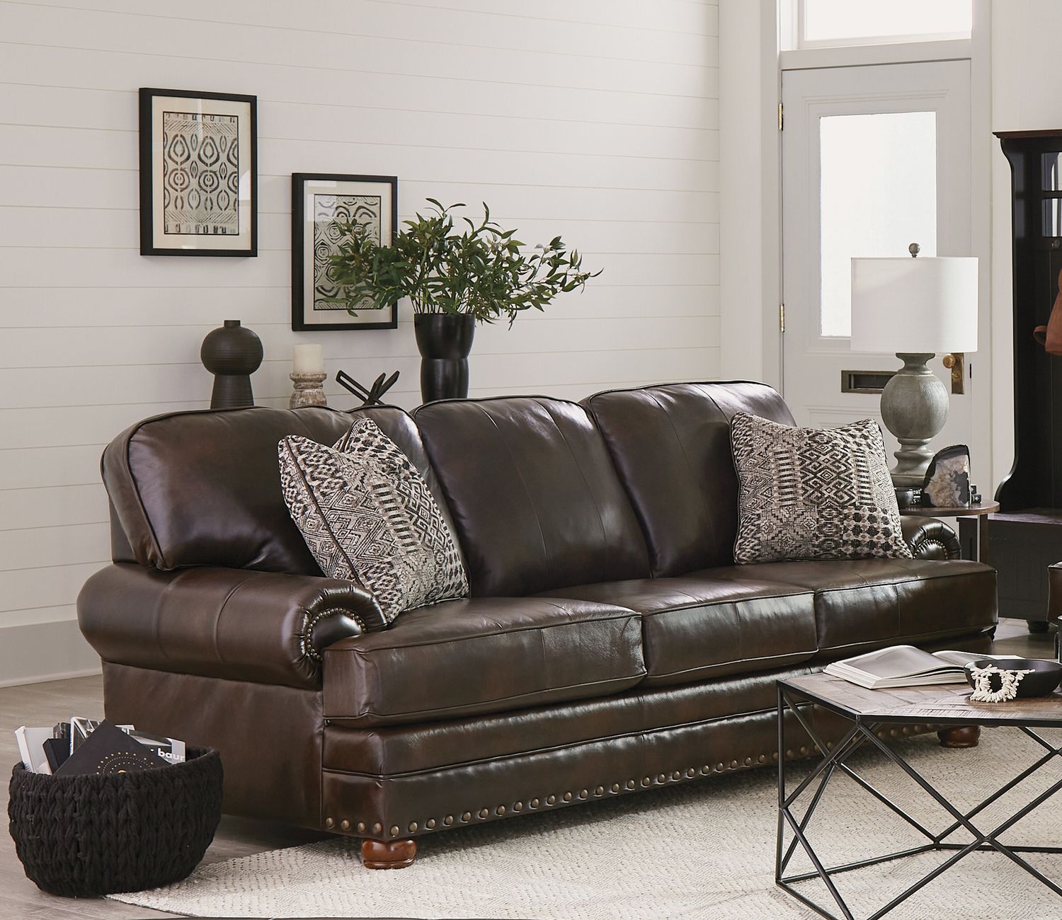 ROBERTO LEATHER SOFA
