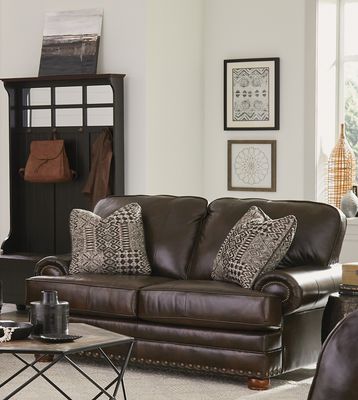ROBERTO LEATHER LOVESEAT