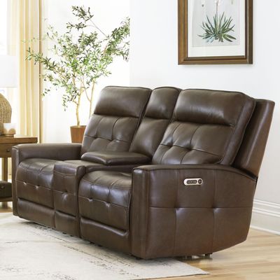 CANTERBURY - ACORN POWER RECLINING LOVESEAT
