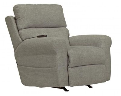 UNITY POWER HEADREST POWER ROCKER RECL W/CR3 HEAT/MASSAGE - TWILIGHT