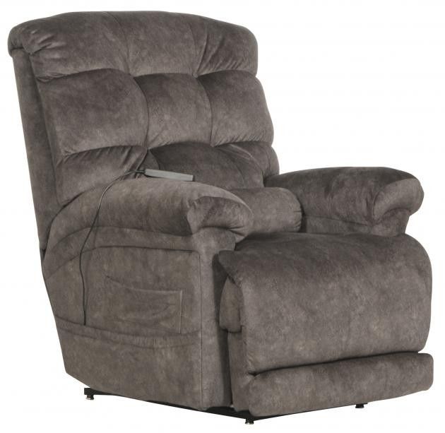 LONGEVITY POWER LIFT RECL W/DUAL MOTOR/ZERO GRAVITY TRENDELENBURG/XTRA COMFORT EXTENDED OTTOMAN - GRAPHITE