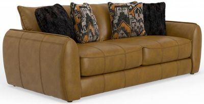 CORVARA LEATHER SOFA