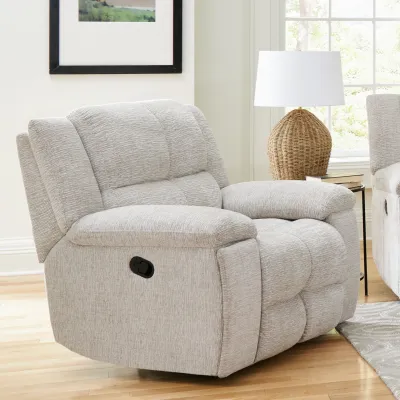 BUSTER MANUAL RECLINER - OPAL TAUPE