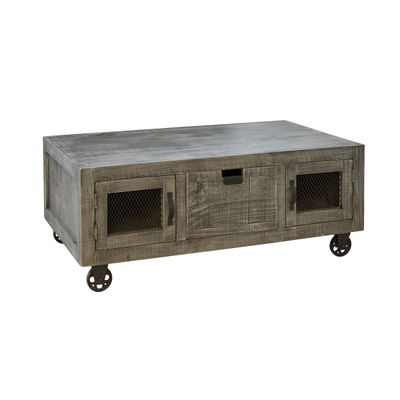 INDUSTRIAL COCKTAIL TABLE - GREY