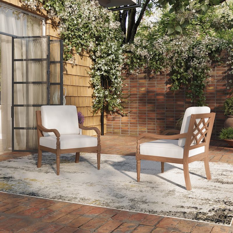SAVANNAH PATIO CLUB CHAIR (MUST ORDER IN PAIRS) -WHITE LINEN