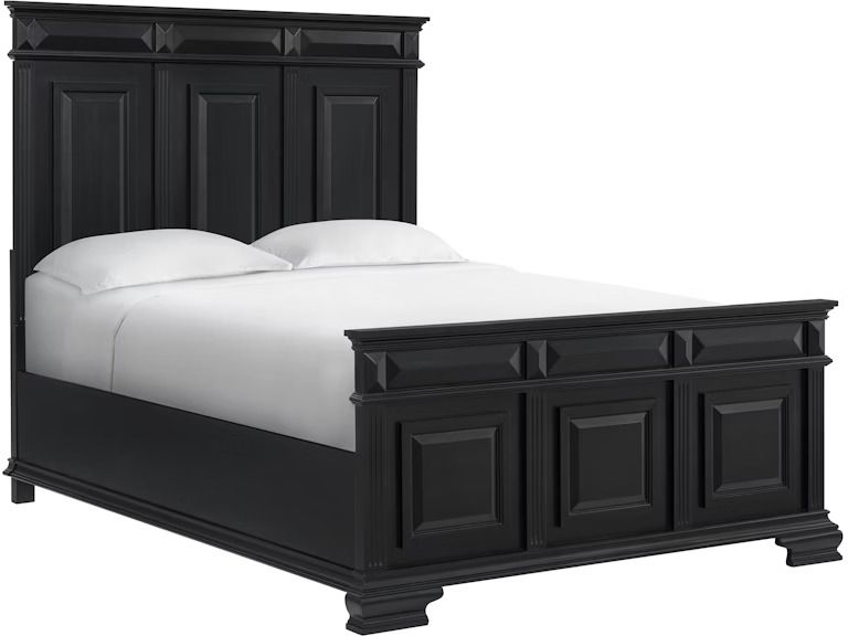 BRIDGESTONE QUEEN PANEL BED IN BLACK