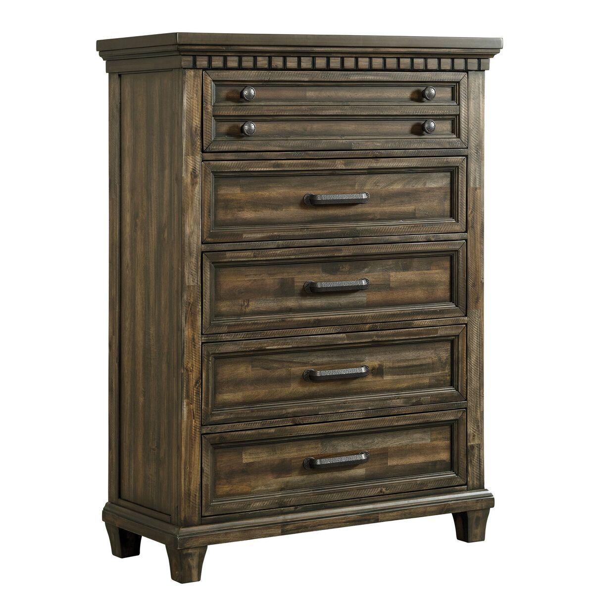MCCOY 5-DRAWER CHEST IN CHARCOAL