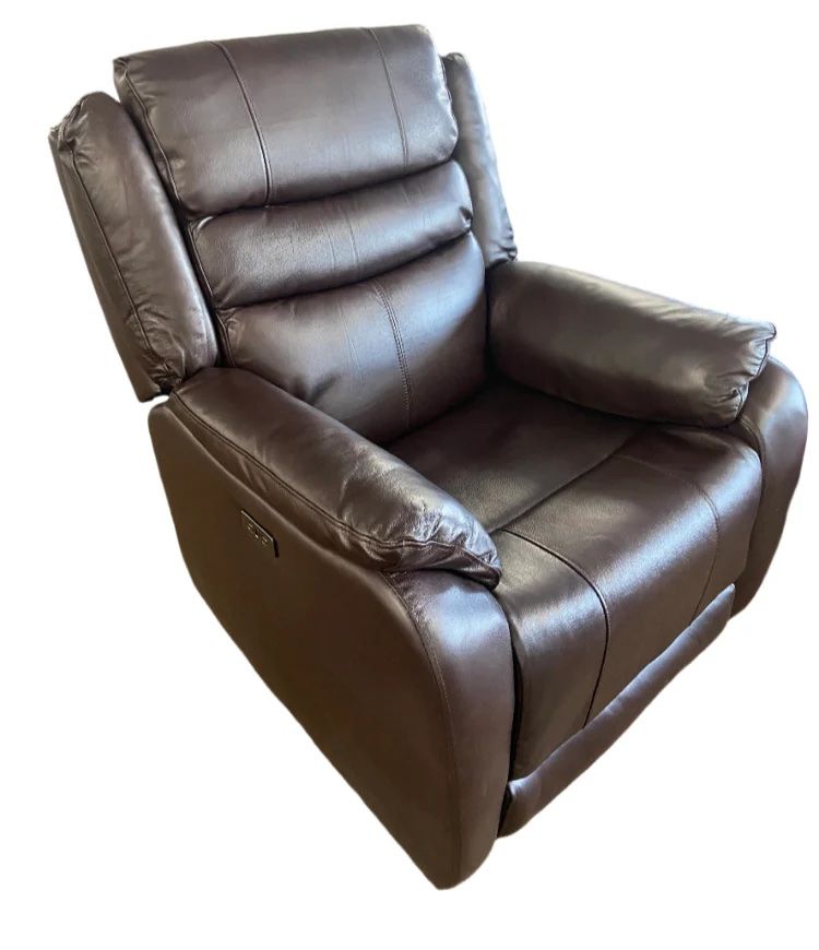 LEATHER ZERO GRAVITY POWER RECLINER - SATIN