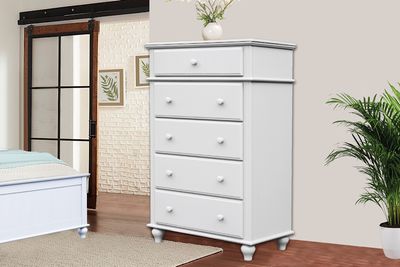 ABACOA CHEST - WHITE