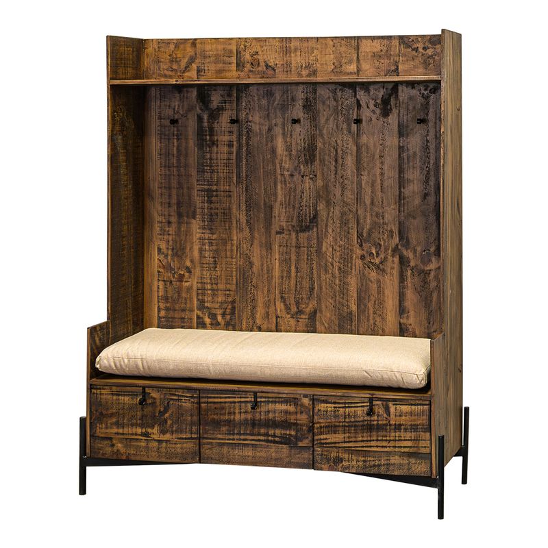 SOLANO HALL TREE - SADDLE BROWN