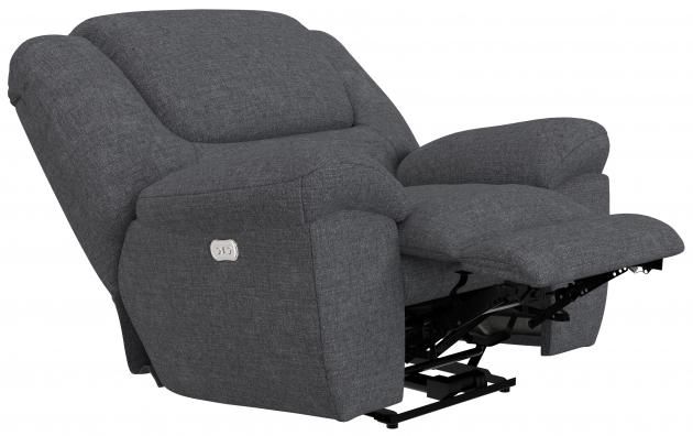 TRIFECTA SWIVEL RECLINER - SMOKE