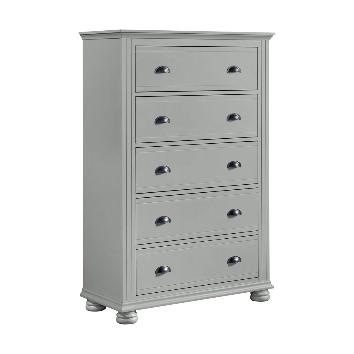 KONA 6-DRAWER CHEST IN GRAY