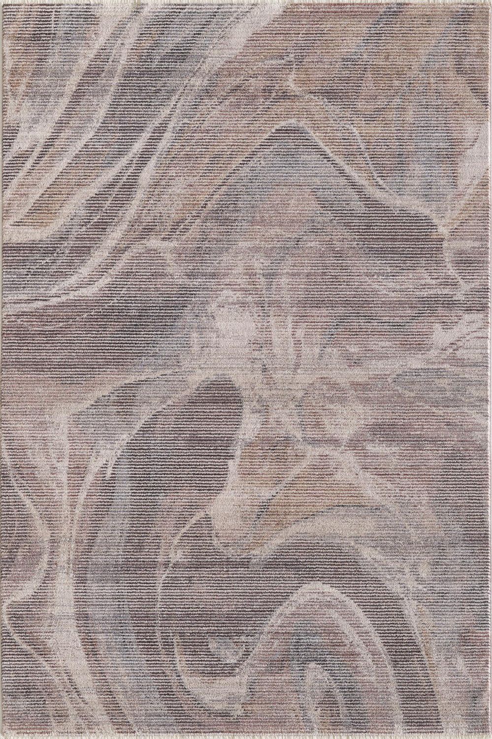 ADELE 8813 BLUSH GREY MARBLE 5' X 7'8"