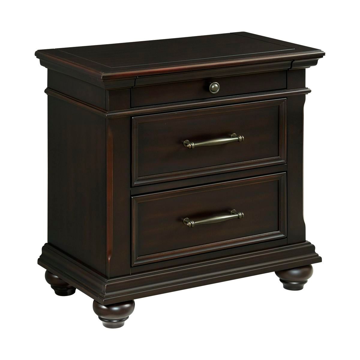 Slater Nightstand w/USB - Black