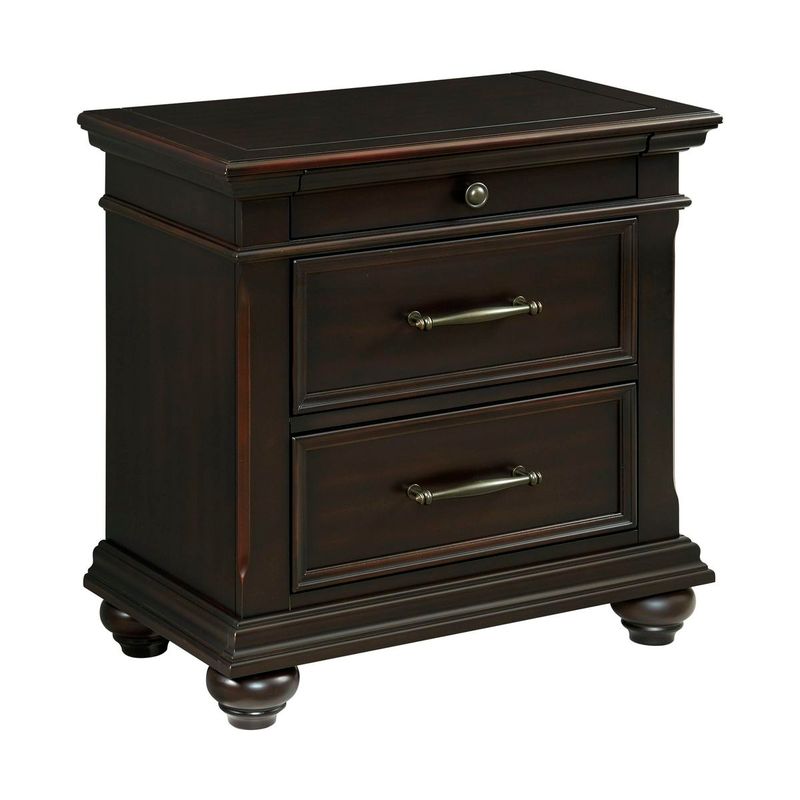 Slater Nightstand w/USB - Black