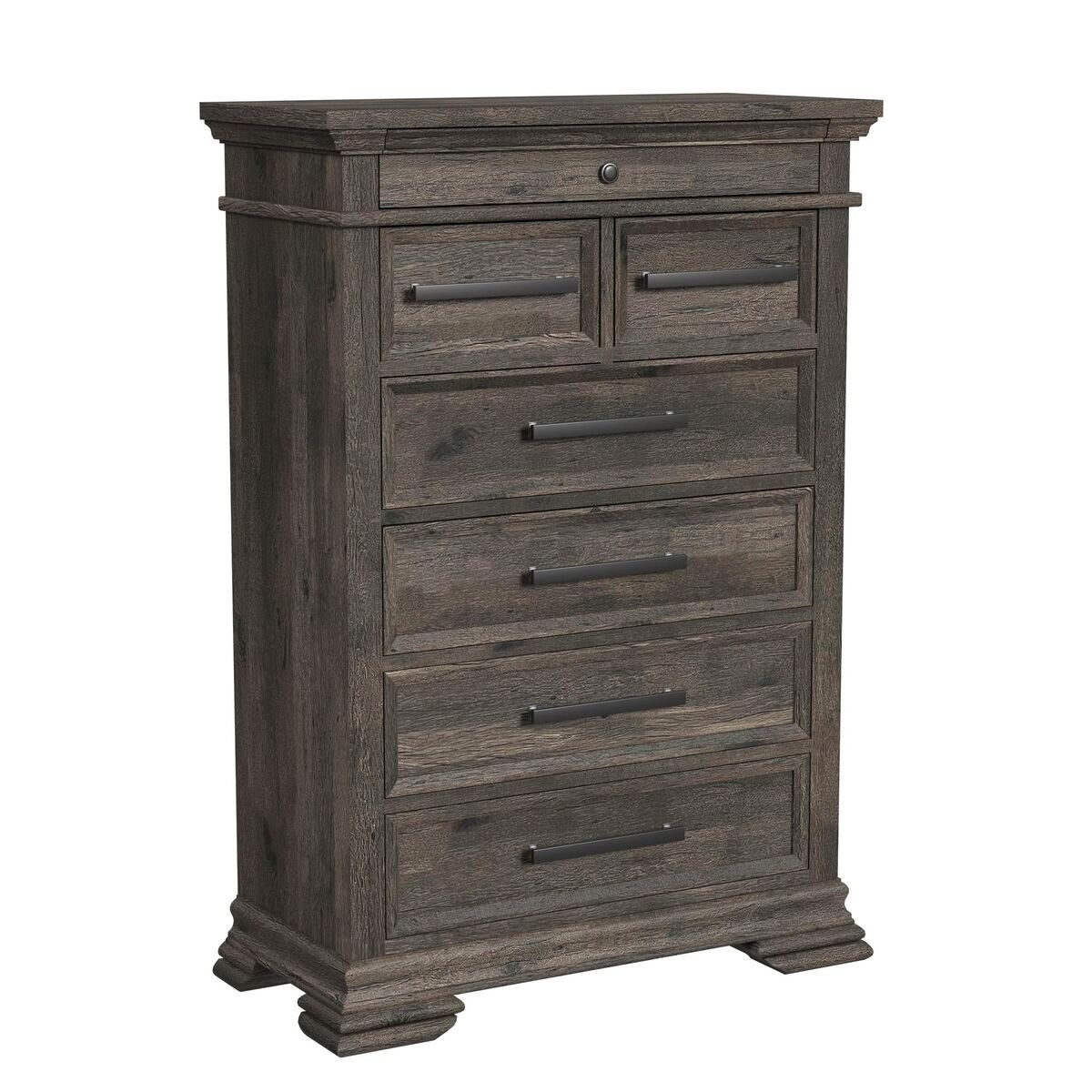 Park Ridge 6-Drawer Chest - Charcoal