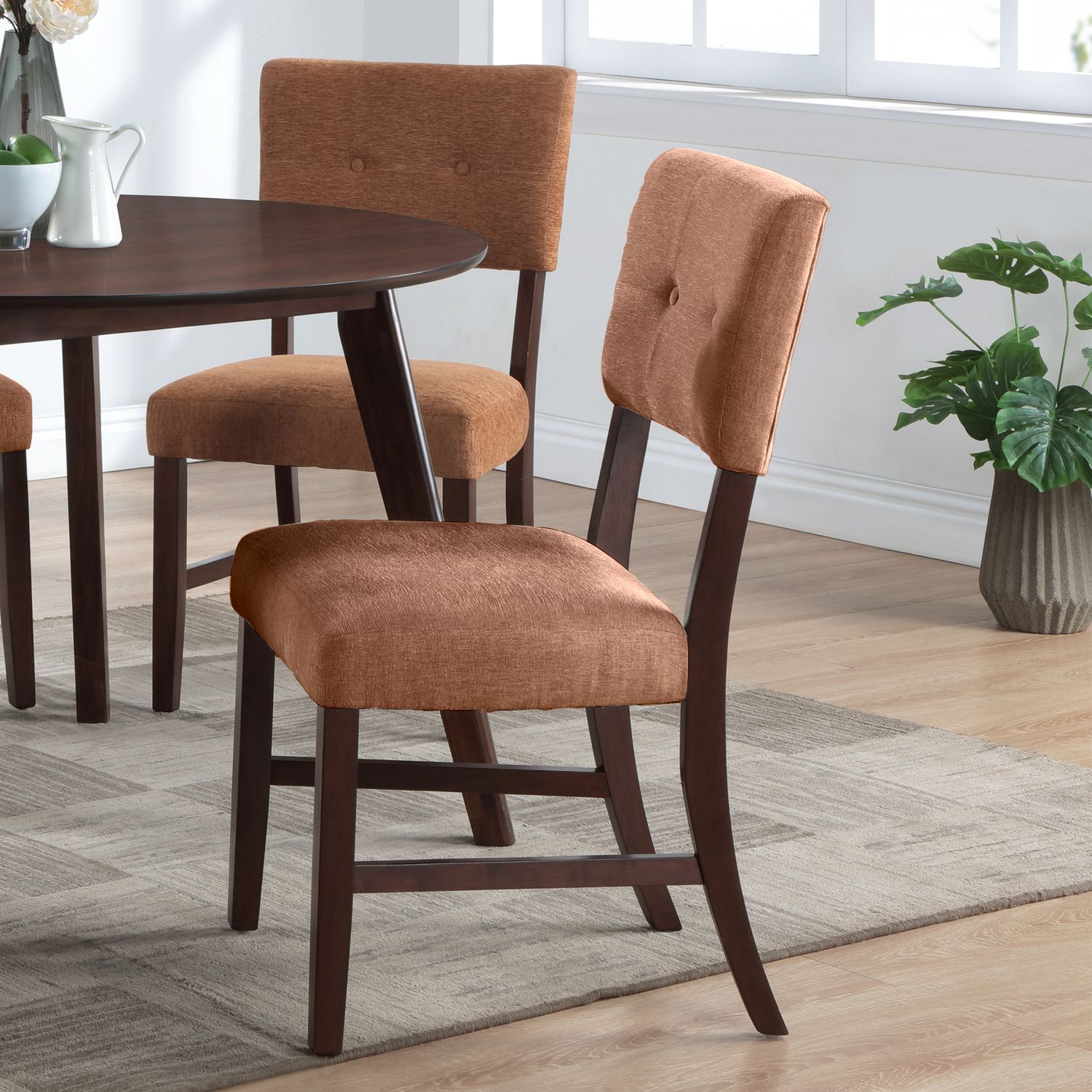TIOGA BROWN DINING CHAIR (2 PER CARTON)