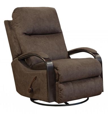 NILES SWIVEL GLIDER RECLINER - CHOCOLATE