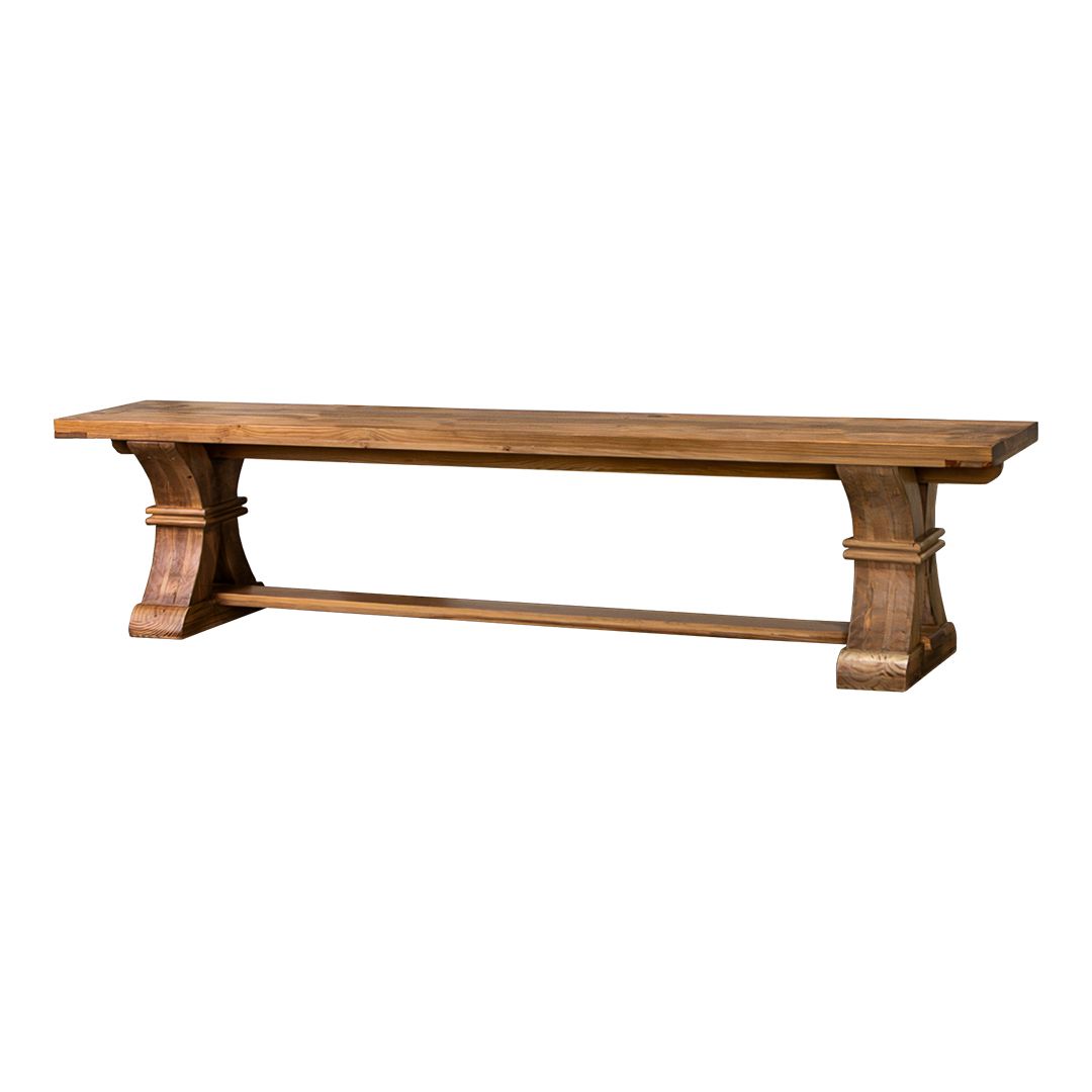 LINDEN 7FT TRESTLE BENCH - WHEAT