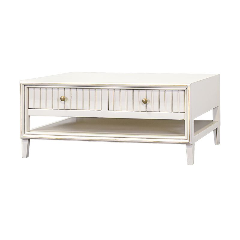 RILEY COFFEE TABLE - GOLDEN WHITE