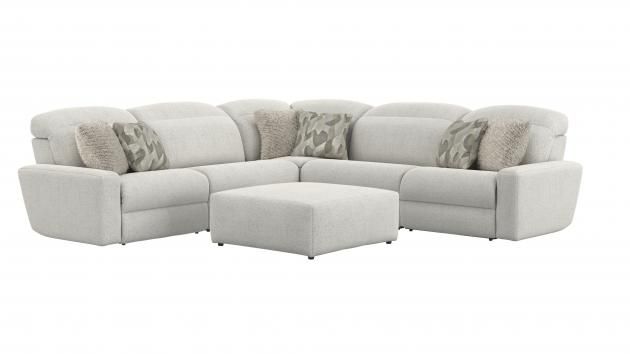 TERRENCE 5PC MODULAR POWER SECTIONAL - OYSTER