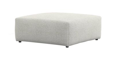 TERRENCE CASTERED COCKTAIL OTTOMAN - OYSTER