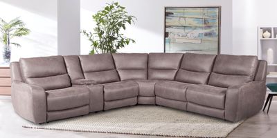 MODULAR 6PC POWER RECLINING SECTIONAL - TEXAS SLATE MODULAR 6PC POWER RECLINING SECTIONAL - TEXAS SLATE