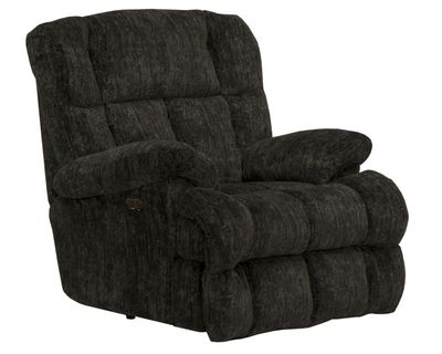 CIRRUS POWER LAY-FLAT CHAISE RECLINER - CHARCOAL