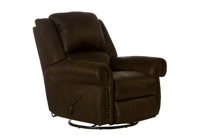 PICKETT SWIVEL ROCKER RECLINER - TOBACCO