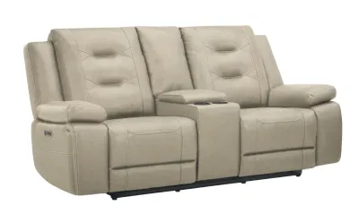 CALDWELL POWER CONSOLE LOVESEAT - TAHOE FOG CALDWELL POWER CONSOLE LOVESEAT - TAHOE FOG