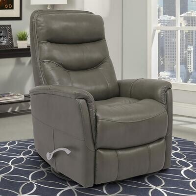 GEMINI LEATHER RECLINER - ICE