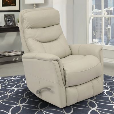 GEMINI LEATHER RECLINER - IVORY