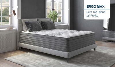 ERGOMAX 14" EURO-TOP HYBRID MATTRESS (DISC)