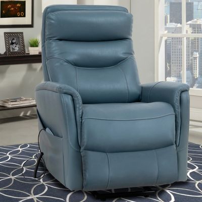 GEMINI POWER LIFT RECLINER - SOFTY AZURE