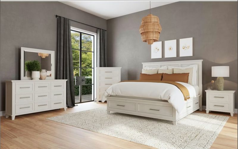CANTERBURY QUEEN 5PC SET - IVORY