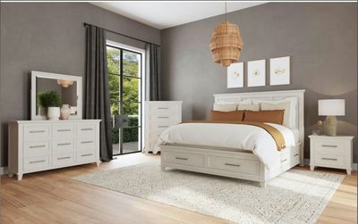 CANTERBURY QUEEN 5PC SET - IVORY