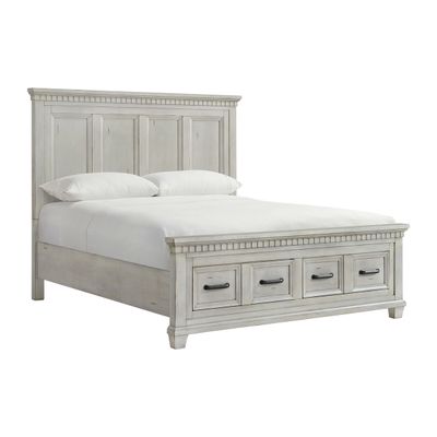 MCCOY KING STORAGE BED IN ANTIQUE WHITE MCCOY KING STORAGE BED IN ANTIQUE WHITE