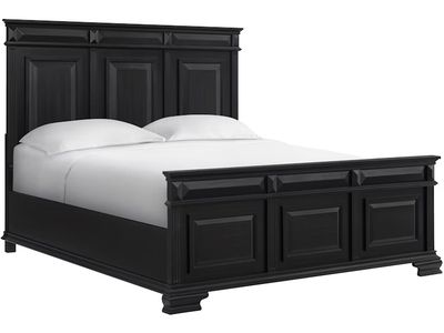 BRIDGESTONE KING PANEL BED IN BLACK BRIDGESTONE KING PANEL BED IN BLACK
