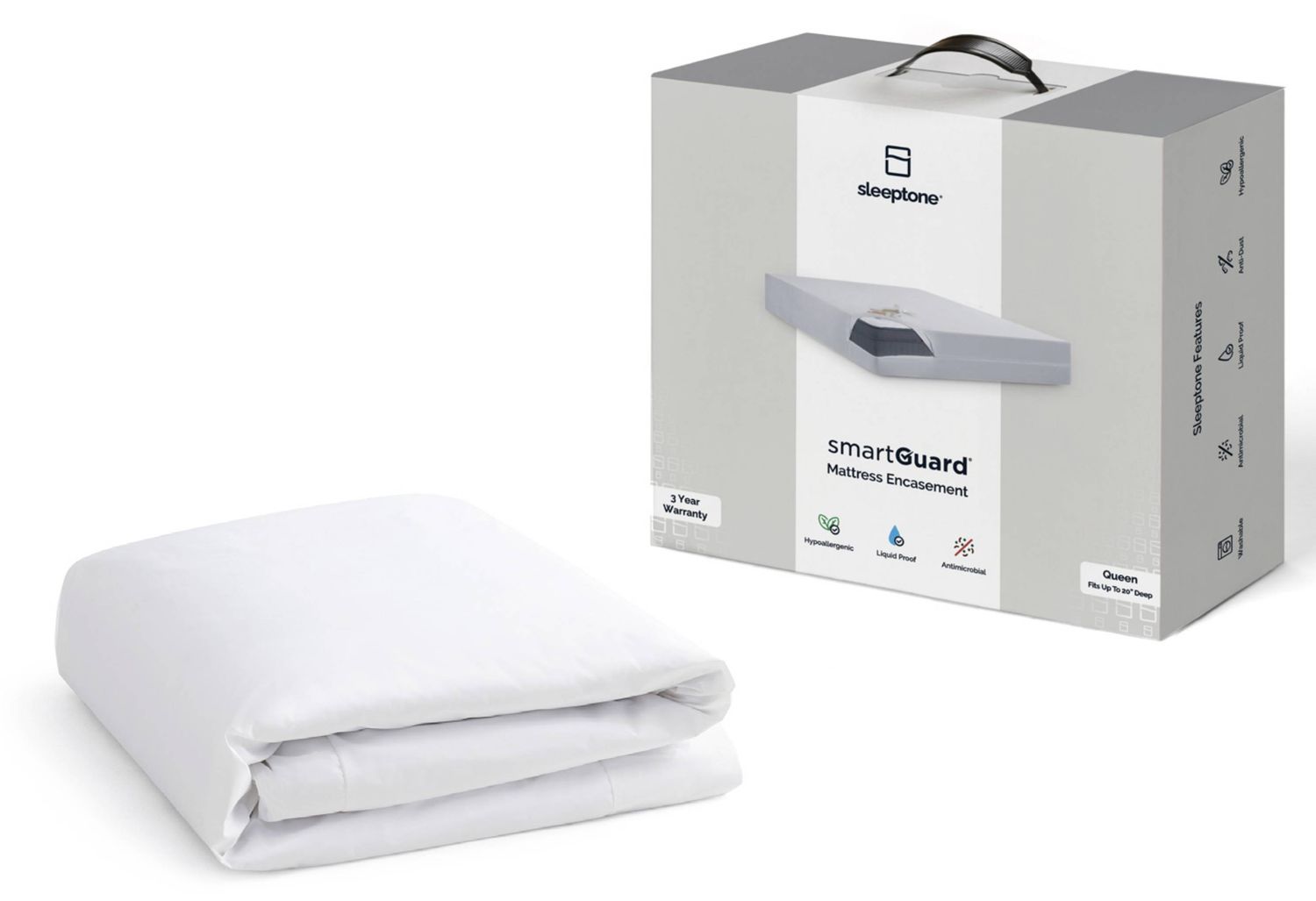 SLEEPTONE ZIPPERED ENCASEMENT MATTRESS PROTECTOR