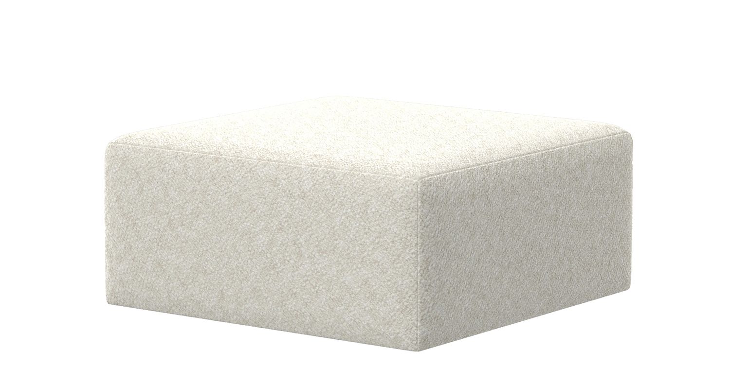 RITZY OTTOMAN - BONE