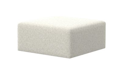 RITZY OTTOMAN - BONE