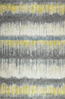 LONDON 4812 GOLD/GREY HORIZONS 5' X 7'6"