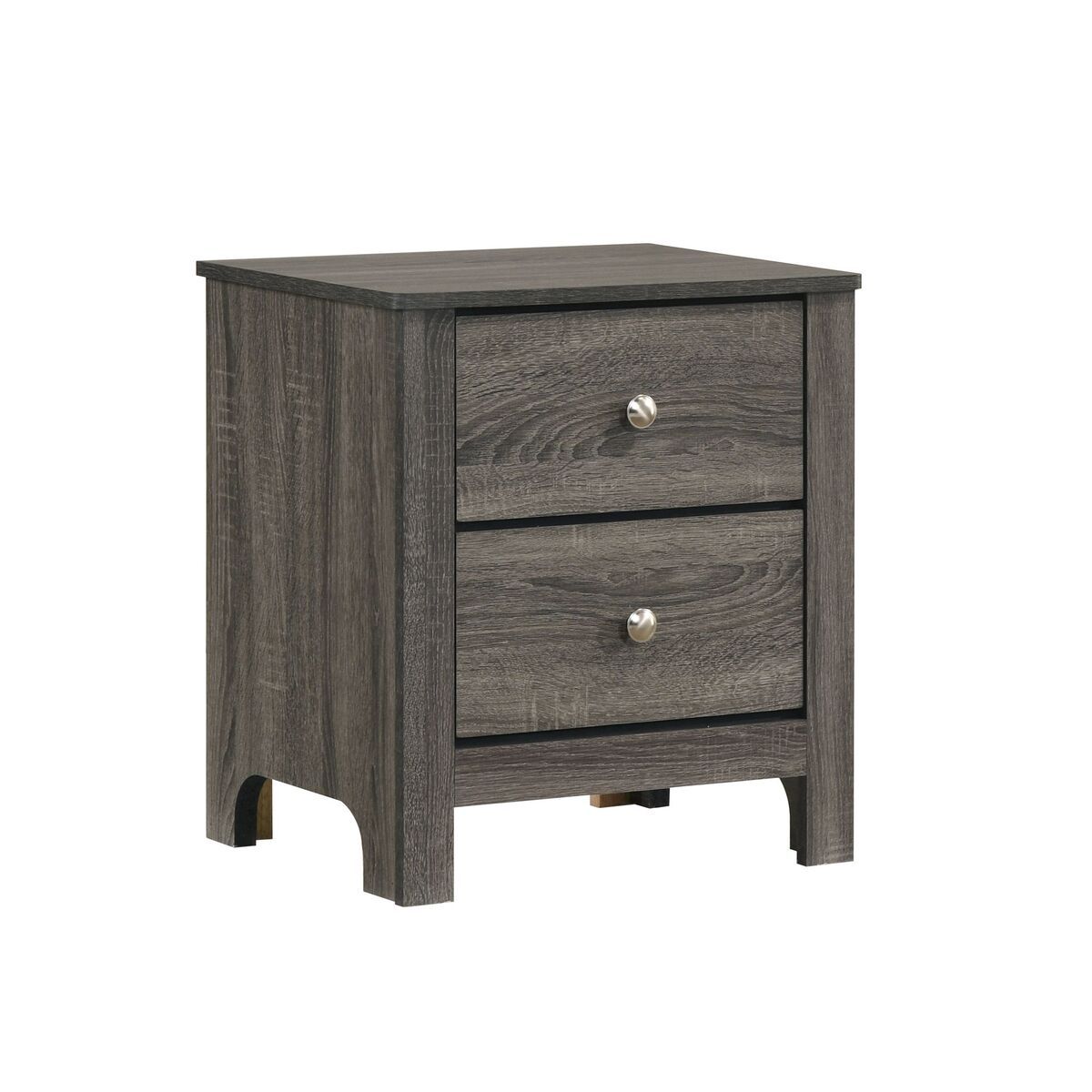Sami Youth 2-Drawer Nightstand - Grey