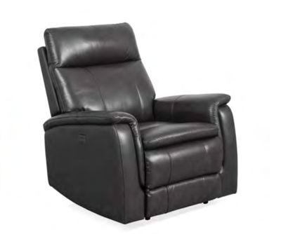LEATHER POWER RECLINER - MADRID GRANITE