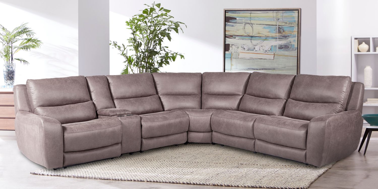 MODULAR 6PC POWER RECLINING SECTIONAL - TEXAS SLATE