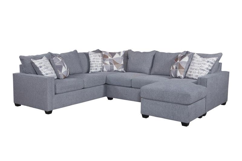 SCOUT ASH 2PC SECTIONAL W/ RAF CHAISE