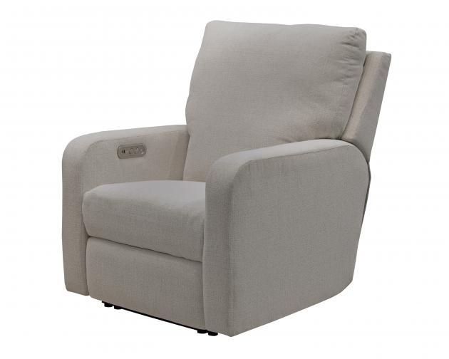 LULLABY Power Headrest Power Auto-Glide Recliner - PEBBLE