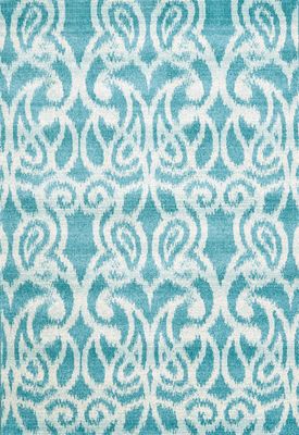 3329F HARLOW TEAL 5X8